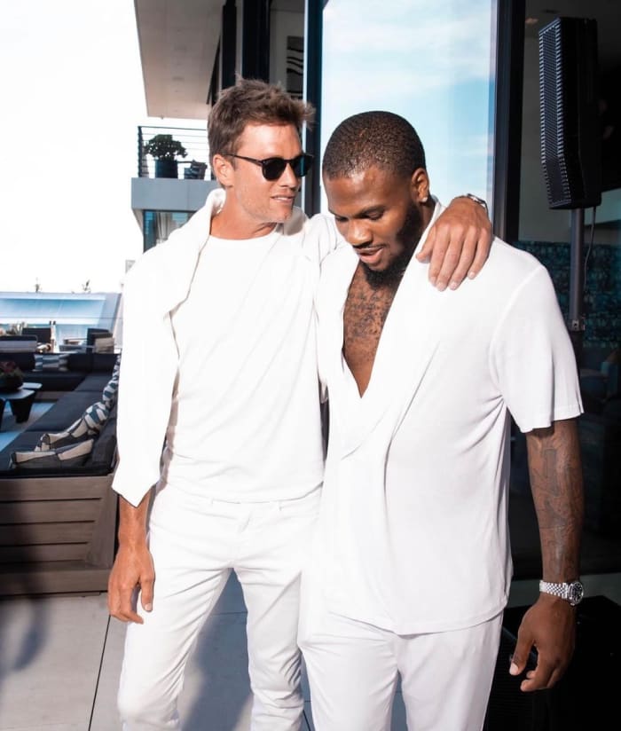 Tom Brady and Micah Parsons